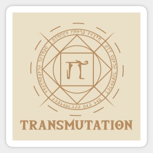 Runic School of Transmutation Sticker